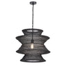 Maxim Lighting Krabi Large Pendant Black
