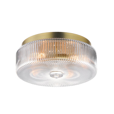 Maxim Lighting Kasbah 4-Light Flush Mount Satin Brass