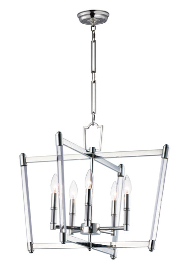 Maxim Lighting Lucent 5-Light Chandelier Polished Nickel