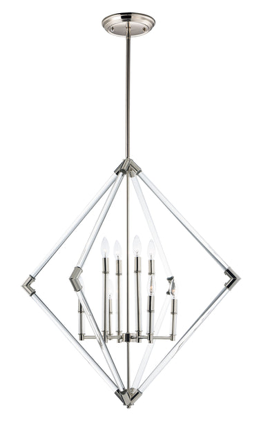 Maxim Lighting Lucent 8-Light Pendant Polished Nickel