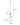 Maxim Lighting Flambeau 3-Light Chandelier Black/Antique Brass