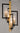 Maxim Lighting Flambeau 4-Light Chandelier Black/Antique Brass