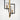 Maxim Lighting Flambeau 4-Light Chandelier Black/Antique Brass