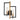 Maxim Lighting Flambeau 2-Light Wall Sconce Black/Antique Brass