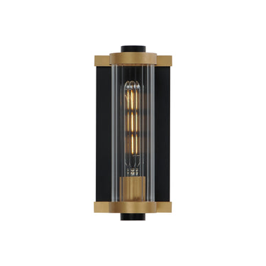 Maxim Lighting Opulent Outdoor Wall Sconce Black/Antique Brass