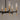 Maxim Lighting Flambeau 6-Light LED Chandelier Black/Antique Brass