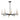Maxim Lighting Flambeau 8-Light LED Chandelier Black/Antique Brass