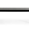 AX Sovereign Black Crocodile Dining Table with Black Gloss Legs