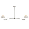 Maxim Lighting Saxon 2-Light Pendant Polished Nickel