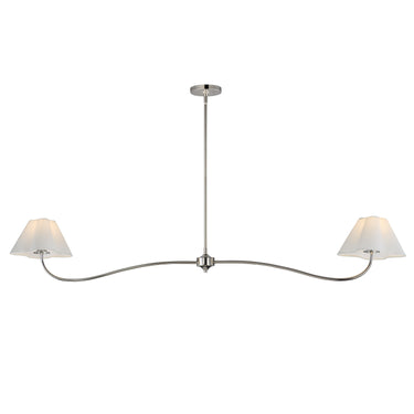 Maxim Lighting Saxon 2-Light Pendant Polished Nickel