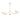 Maxim Lighting Kismet 4-Light Linear Pendant Gold Leaf