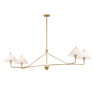 Maxim Lighting Kismet 4-Light Linear Pendant Gold Leaf