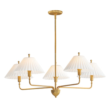 Maxim Lighting Kismet 5-Light Chandelier Gold Leaf