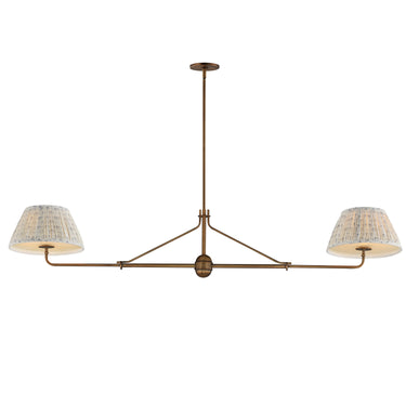 Maxim Lighting Dunbridge 2-Light Pendant Weathered Brass