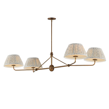 Maxim Lighting Dunbridge 4-Light Chandelier Weathered Brass