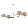 Maxim Lighting Dunbridge 4-Light Chandelier Weathered Brass