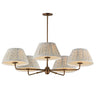 Maxim Lighting Dunbridge 5-Light Chandelier Weathered Brass