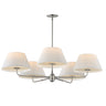 Maxim Lighting Dunbridge 5-Light Chandelier Polished Nickel