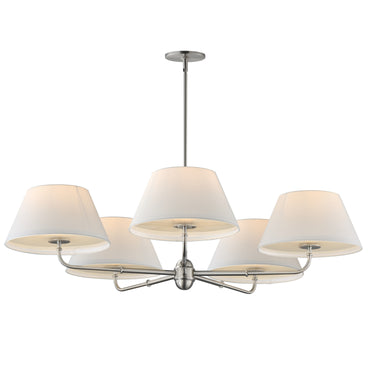 Maxim Lighting Dunbridge 5-Light Chandelier Polished Nickel