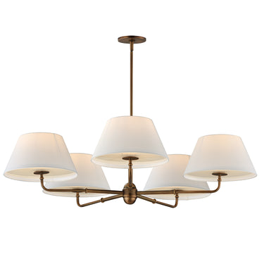 Maxim Lighting Dunbridge 5-Light Chandelier Weathered Brass