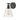 Scone 6" Vanity Light - Matte Black by Elk 18700/1