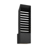 Modern 19 inch outdoor black wall light with LED by Visual Comfort and Kelly Wearstler