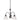 Tia 17.75" 3-Light Chandelier - Painted Bronze by Elk 190005763