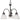 Tia 17.75" 3-Light Chandelier - Painted Bronze by Elk 190005763