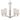 Pittman 24" 5-Light Chandelier - Brushed Nickel by Elk 190041217