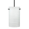 Tamburo 5 cord pendant: Chalk glass shade | Besa Lighting