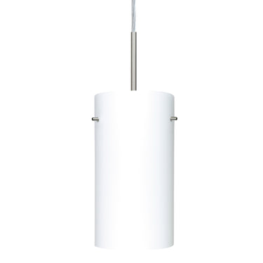 Stilo 12 stem pendant: Opal Matte glass shade | Besa Lighting