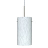 Stilo 12 cable pendant: Carrera glass shade | Besa Lighting