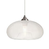 Bana 15 glass in Frost, the same torus shape at a larger size | Besa Lighting