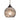 Jilly in Vapor Smoke glass on a bronze cord | Besa Lighting
