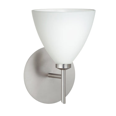 Mia wall sconce: Opal Matte | Besa Lighting
