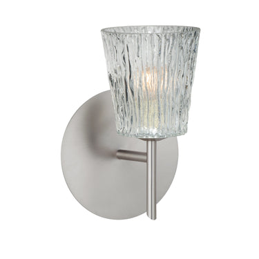 Nico 4 wall sconce: Clear Stone | Besa Lighting
