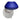 Peri wall sconce: Blue Matte | Besa Lighting