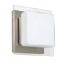 Alex wall sconce: Opal/Clear | Besa Lighting