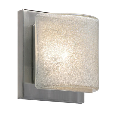 Paolo wall sconce: Glitter, Satin Nickel | Besa Lighting