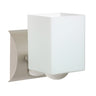 Rise wall sconce: Satin Nickel finish | Besa Lighting