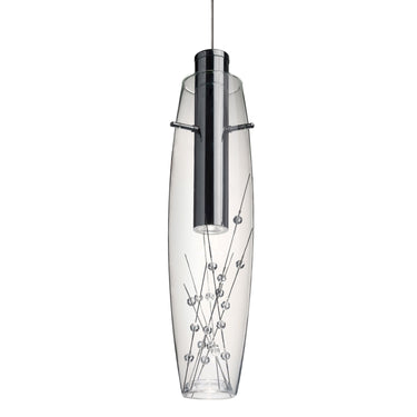 Willow crystal rod glass mini pendant | Besa Lighting