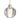 Boca 5 cord mini pendant: Bubble, Satin Nickel | Besa Lighting
