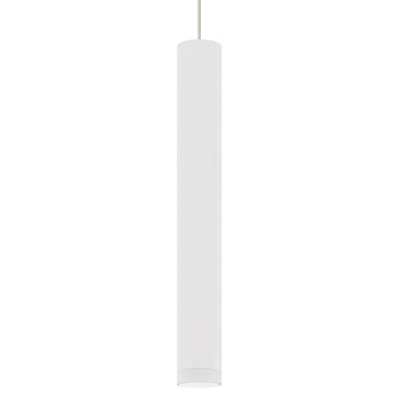 Cafe 18 cord mini pendant: White/Frost | Besa Lighting