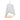 Skip cord mini pendant: White, Satin Nickel | Besa Lighting