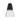 Timo 6 cord mini pendant: Clear/Black, Satin Nickel | Besa Lighting