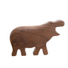 Hippo Rattle by Eguchi Toys, on white