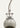 Acquatinta Murano Glass Pendant, Silver Mirror — Produzione Privata, view 3