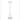 Finesse Decor Hollywood Diamond 1 Light Pendant - Gold