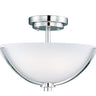 Maxim Lighting Rocco 3-Light Semi-Flush Mount Polished Chrome