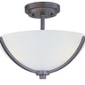 Maxim Lighting Deven 3-Light Semi-Flush Mount Oil Rubbed Bronze